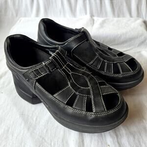 Z-Coil Z-Breeze Women's Leather Mary Jane Pain Relief Comfort Shoes Black Size 6
